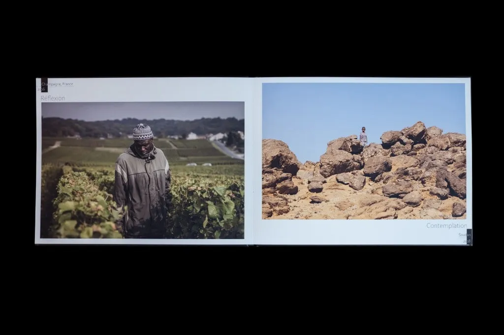 Or Champs — double-page : Réflexion · Contemplation